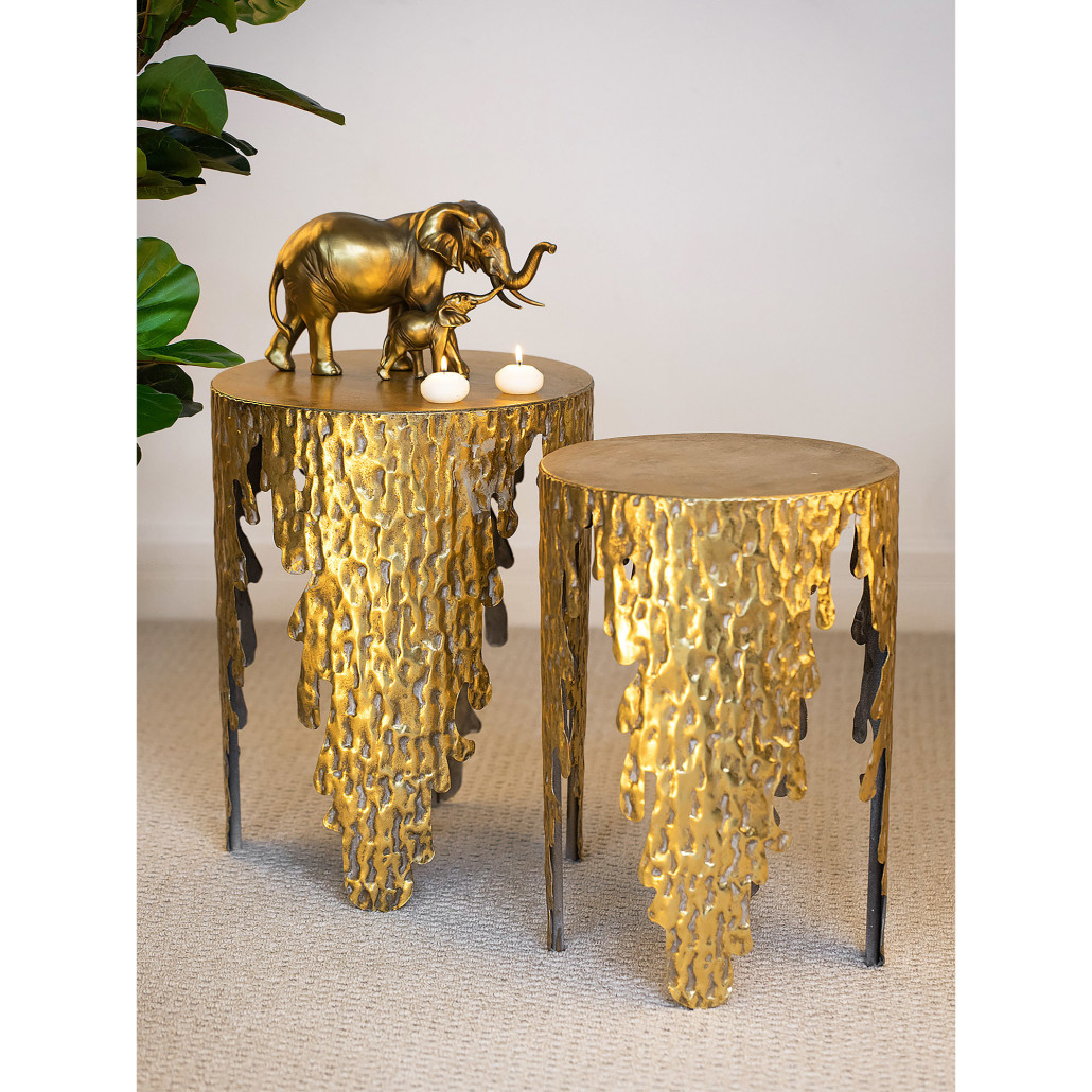 Столик дизайнерский Copper streaks