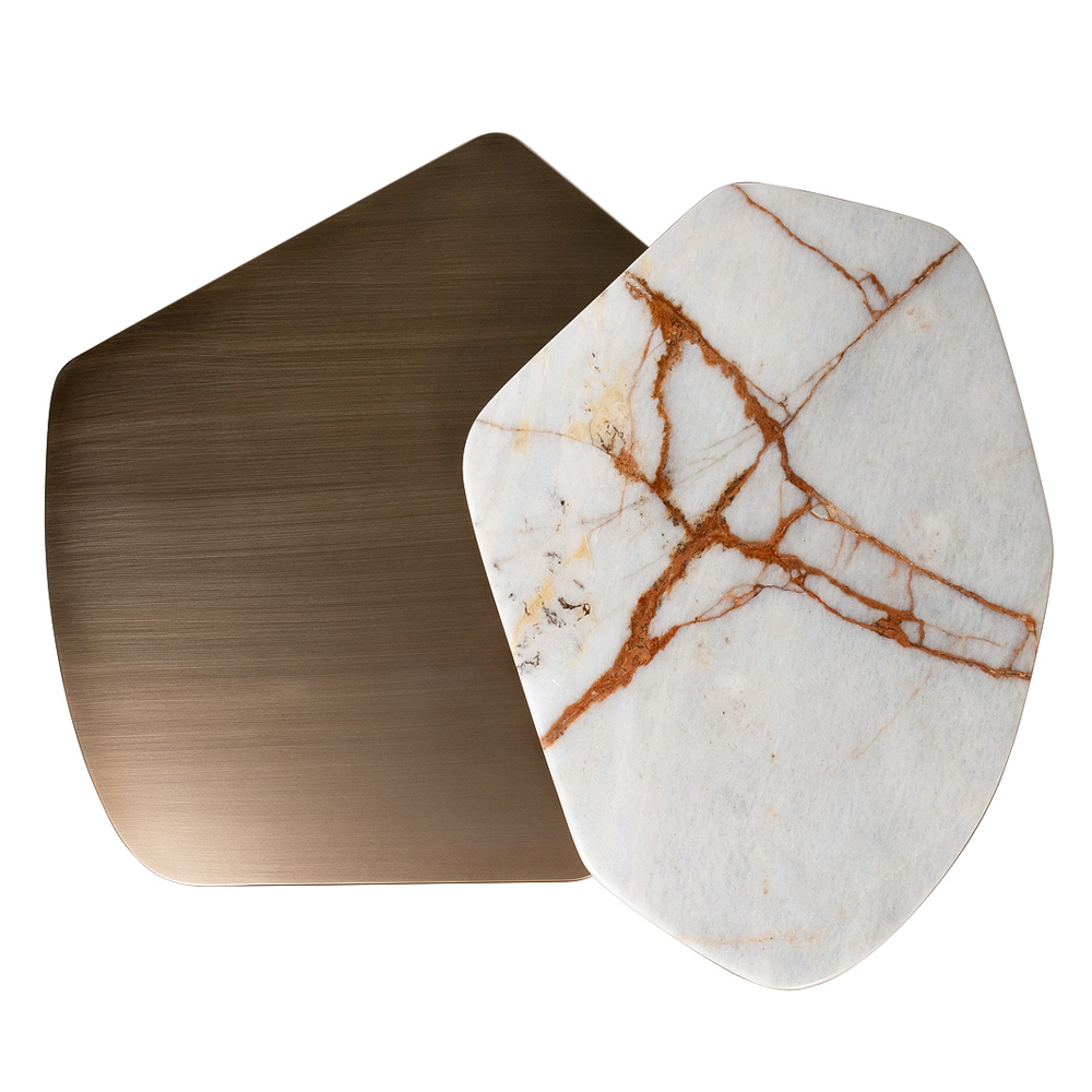 Столик журнальный Promontory с мрамором