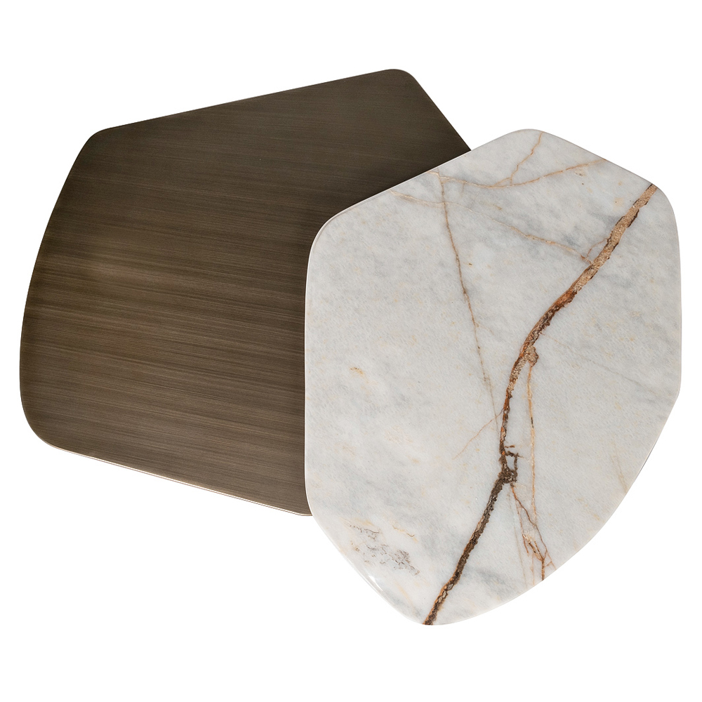 Столик журнальный Promontory с мрамором