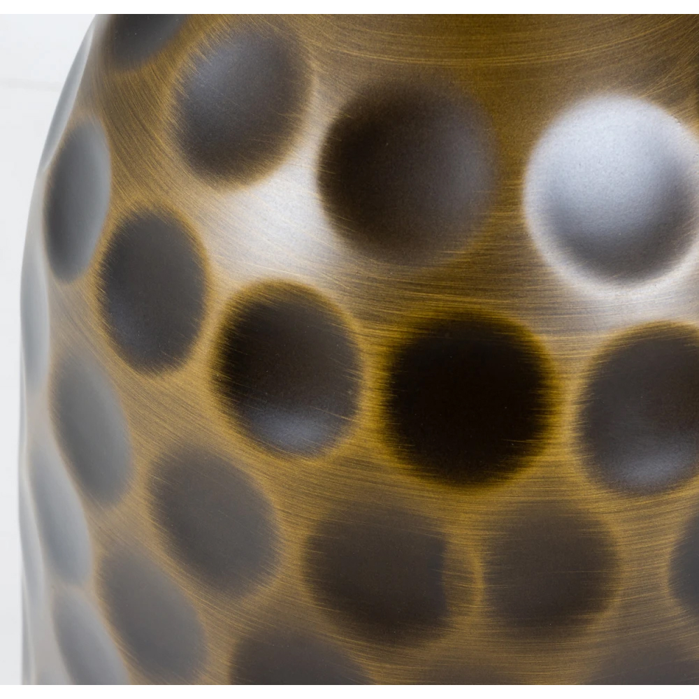 Столик журнальный металлический в форме перевернутого бокала Golden Glass