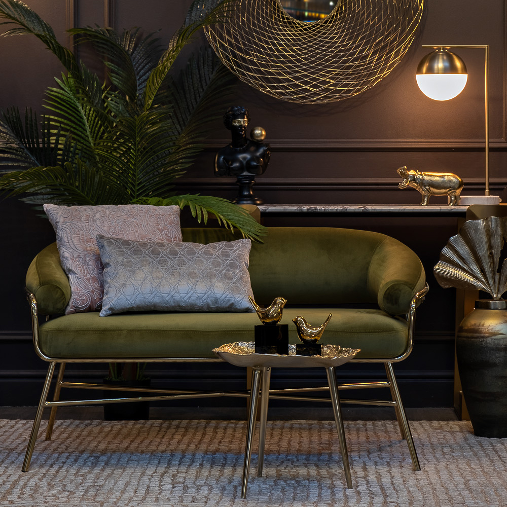 Столик журнальный металлический золотого цвета Modern Rethinking of Traditions