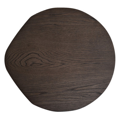 Столик журнальный приставной темный шпон Form Graphics