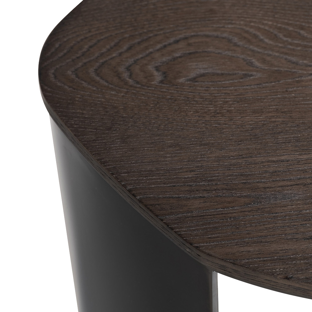 Столик журнальный приставной темный шпон Form Graphics