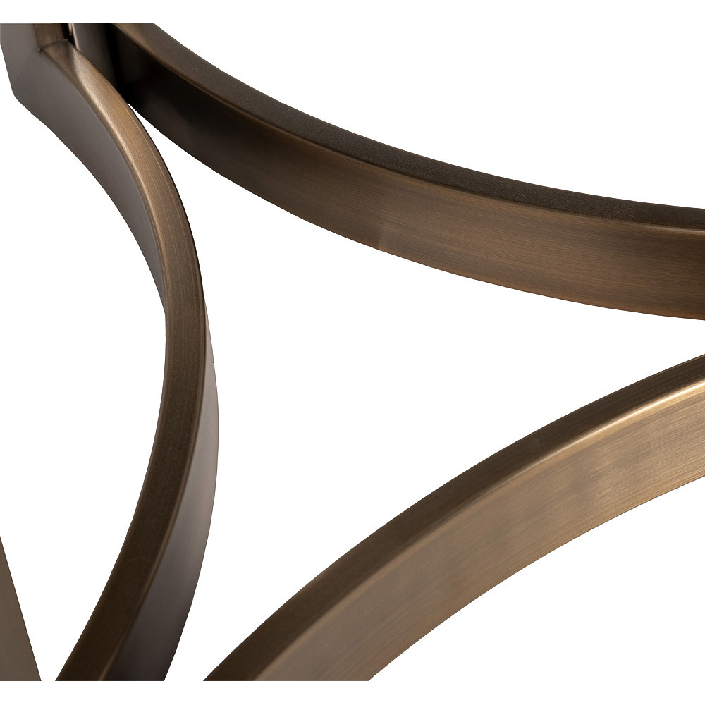 Столик журнальный с круглой мраморной столешницей Unique Stone Design