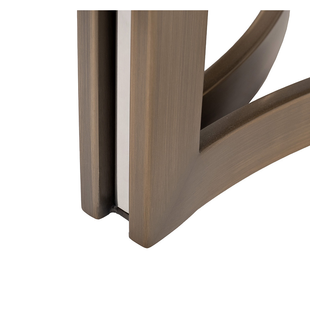 Столик журнальный с круглой мраморной столешницей Unique Stone Design