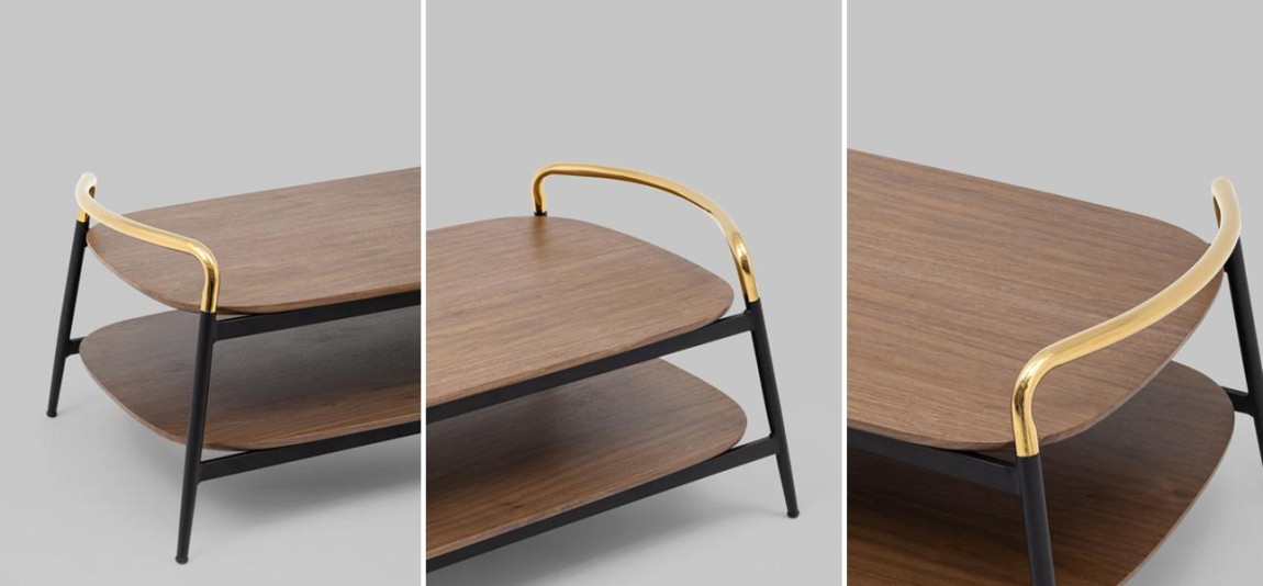 Столик кофейный с полочкой Garland Collection