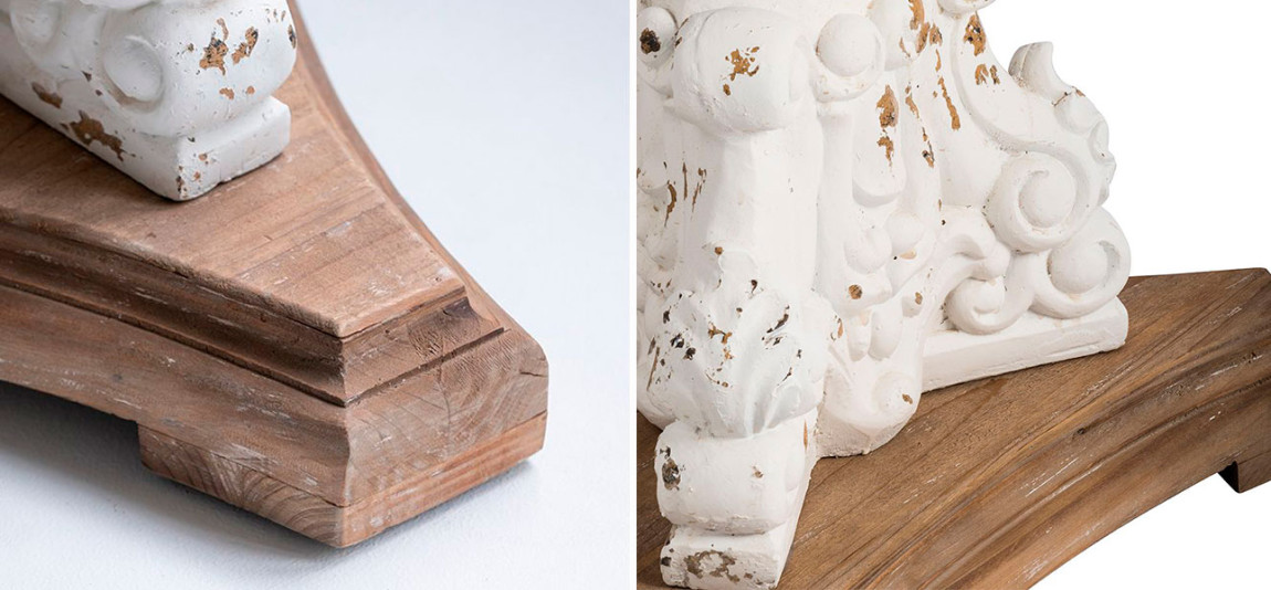 Столик круглый на резном основании Cecil