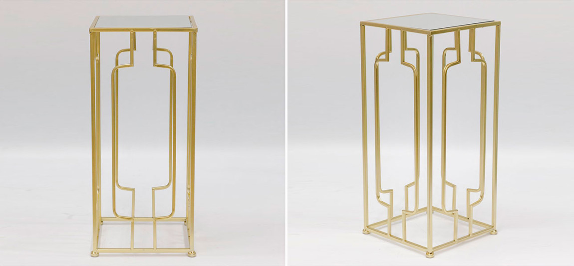 Столик маленький с золотой основой Edison