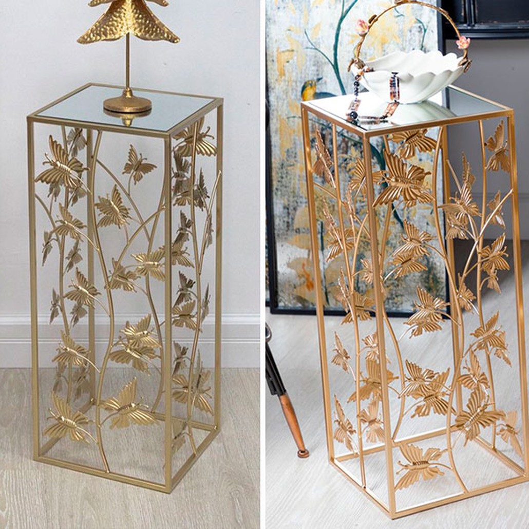 Столик на металлическом основании Golden Butterflies