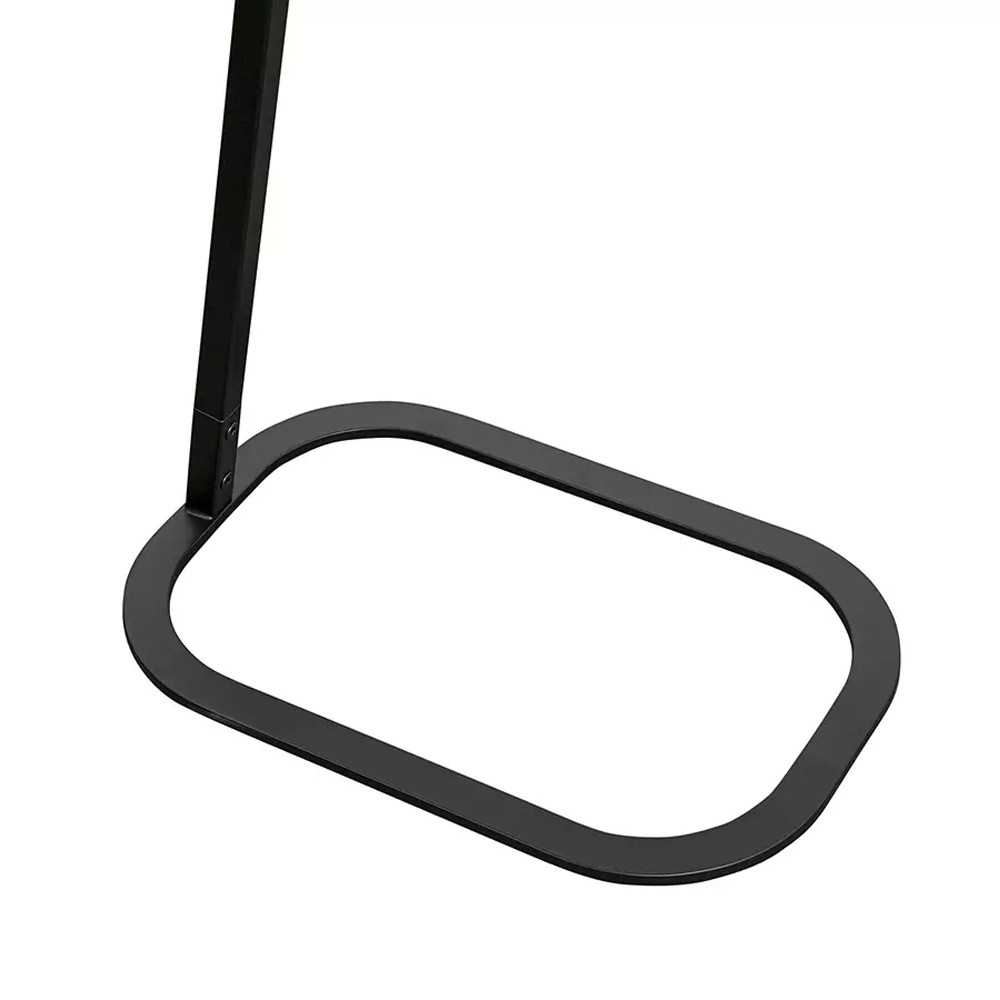 Столик приставной с прямоугольной серой столешницей Steel Stable Table