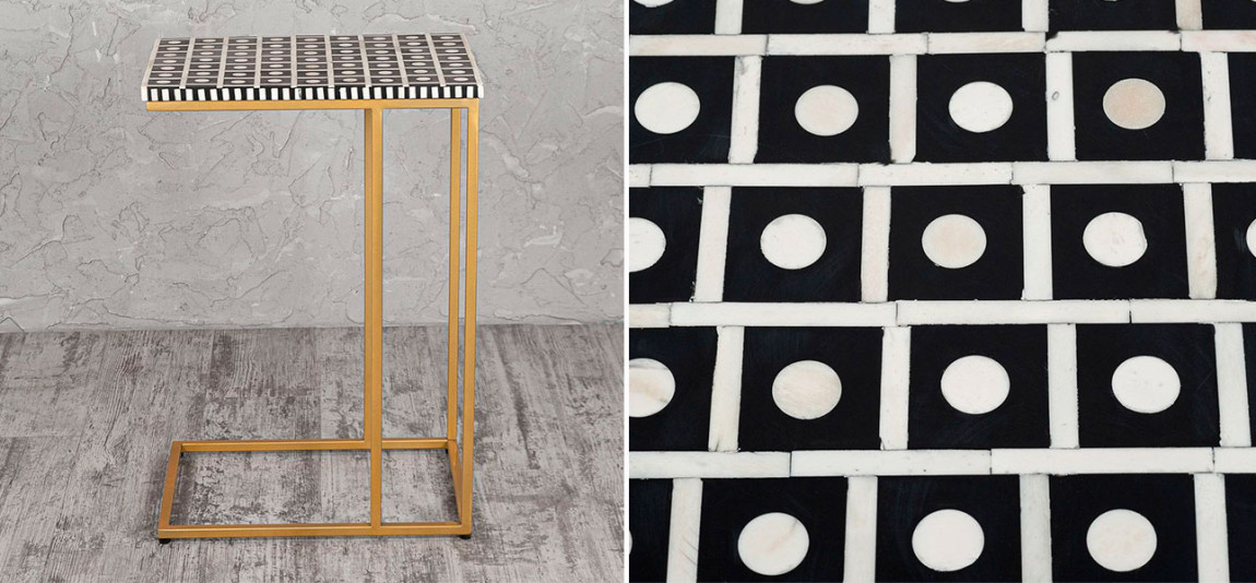 Столик приставной с прямоугольной столешницей Arnold