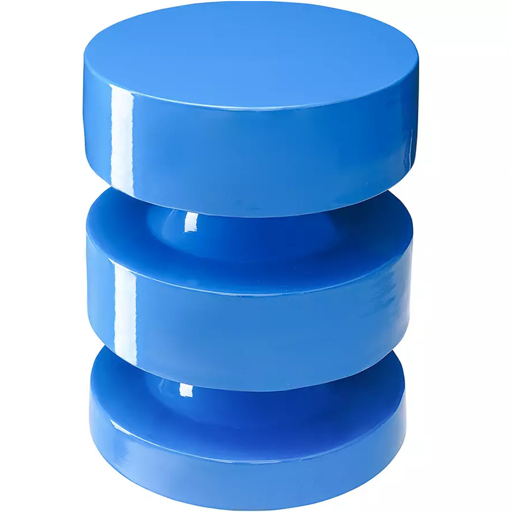 Столик приставной фигурный синий Curly Blue Table