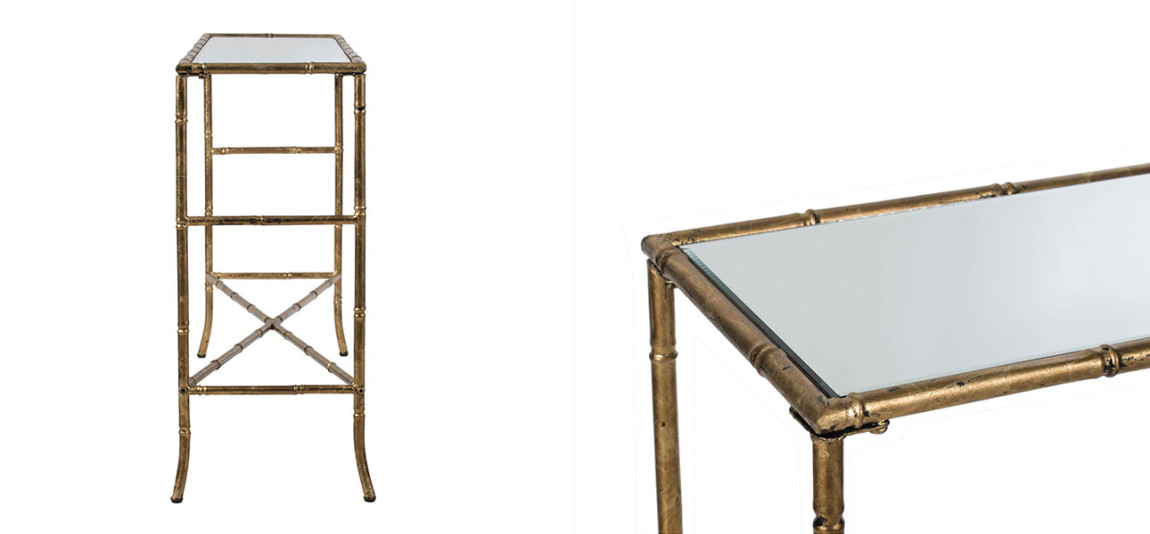 Столик прямоугольный поверхность зеркальная Candy