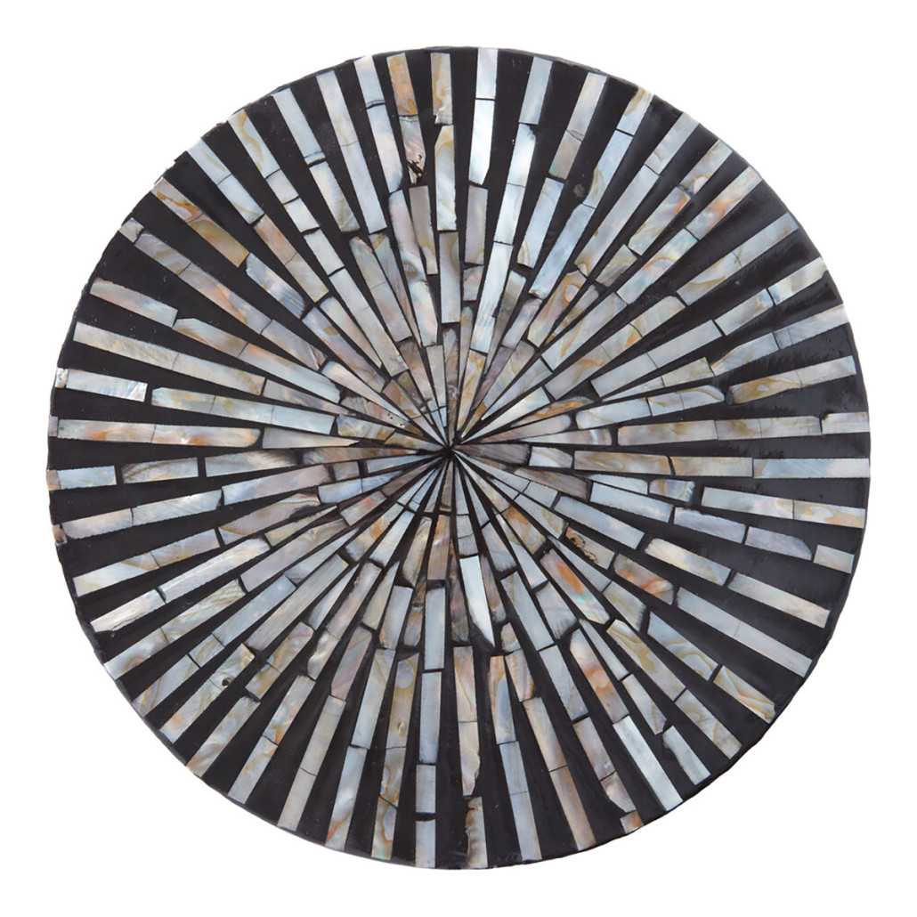 Столик с инкрустацией с перламутровым узором Dominic Black