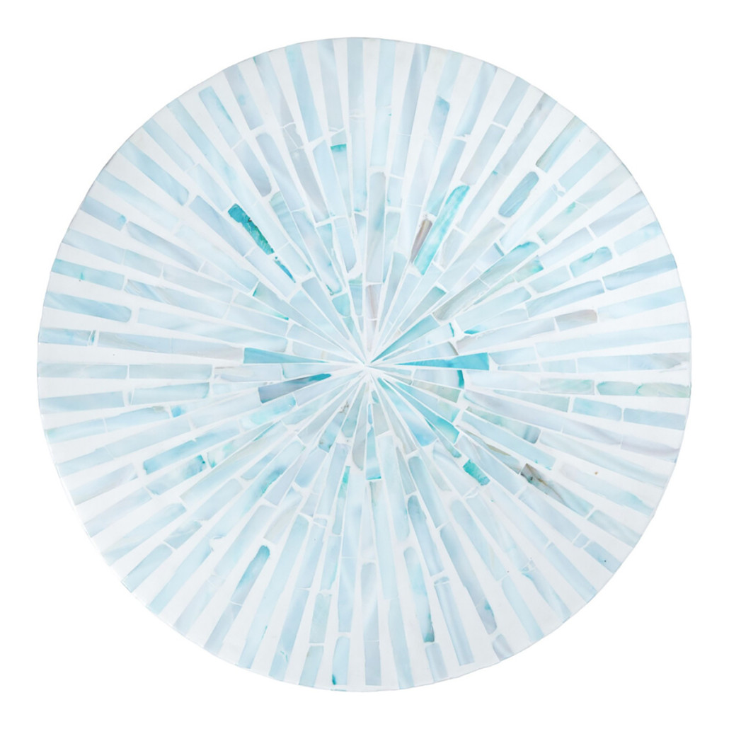 Столик с инкрустацией с перламутровым узором Dominic Blue