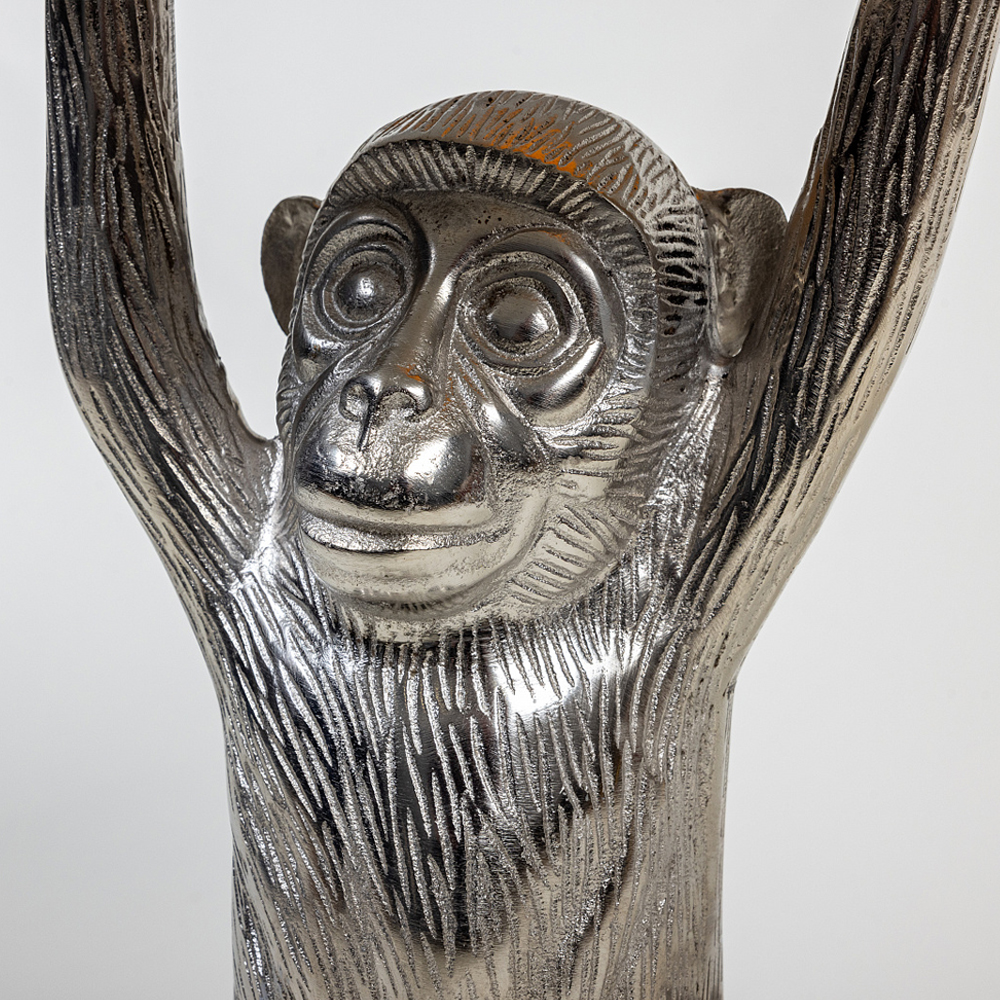 Столик с подстольем в виде обезьянки Bombay Nickel