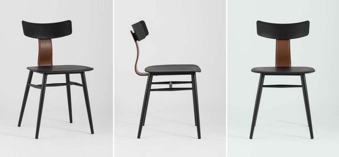 Стул ANT Black Eco-Leather