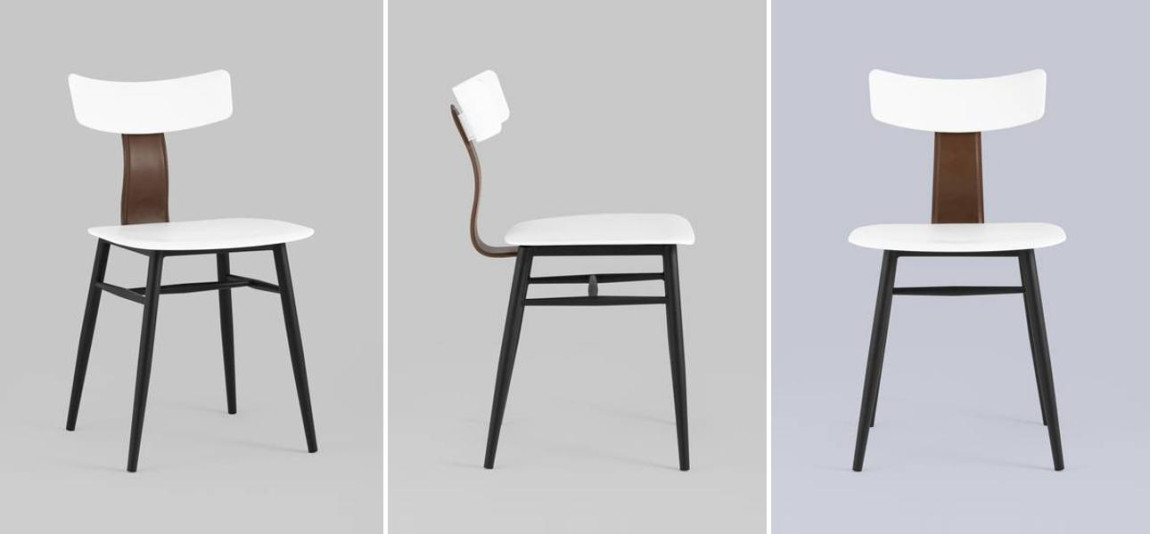 Стул ANT White Eco-Leather