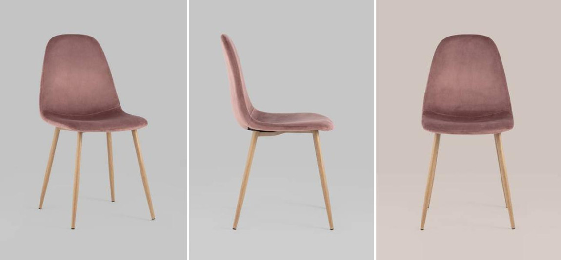 Стул Archie Chair Пыльно-Розовый Цвет