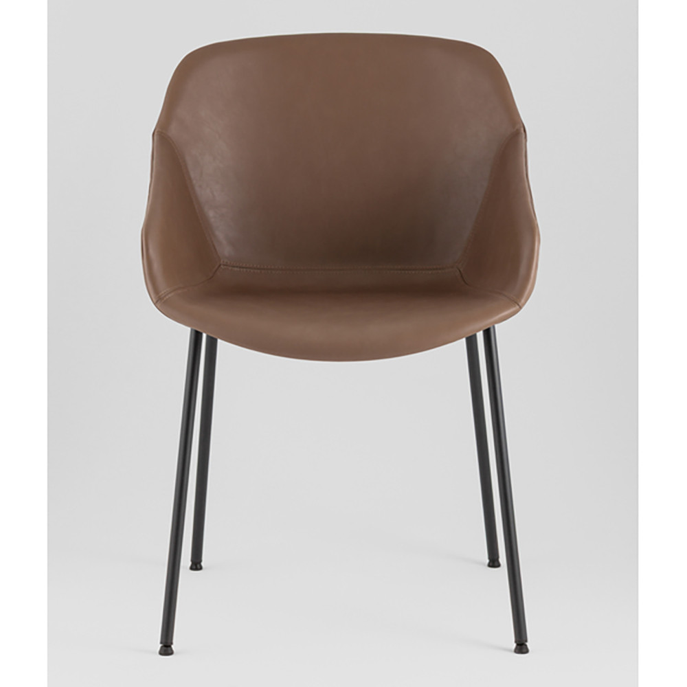 Стул Ashby экокожа светло-коричневый