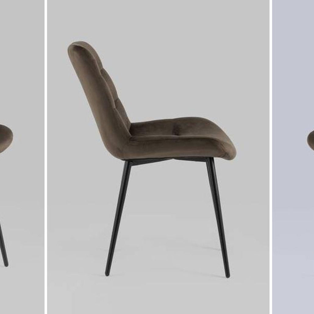 Стул Austin Chair Коричневый Велюр