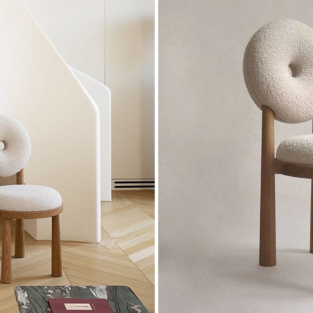 Стул Bagel Boucle Chair