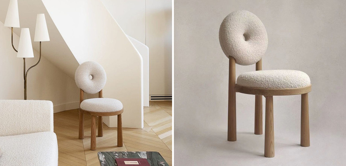 Стул Bagel Boucle Chair