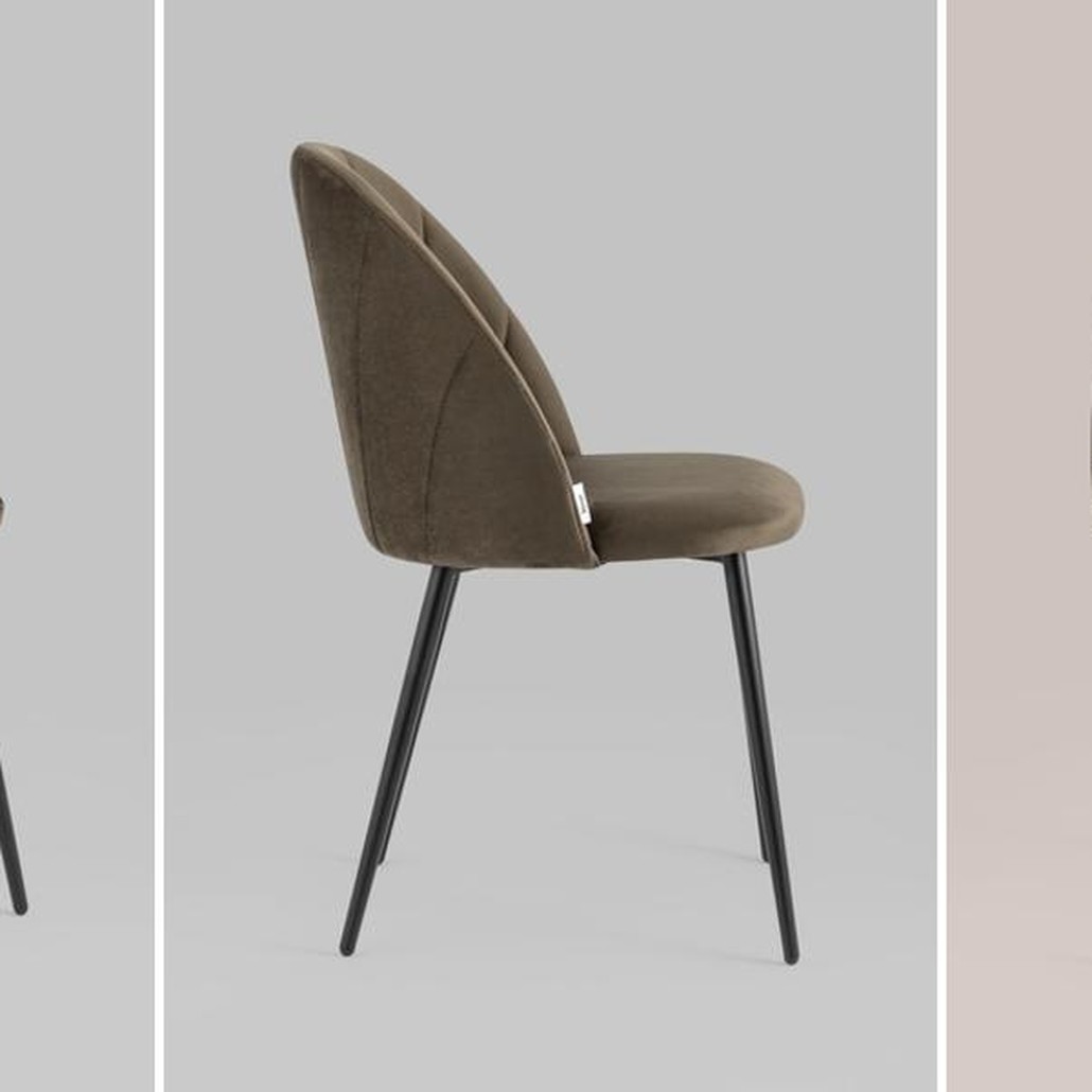 Стул Balsari S Chair Коричневый велюр