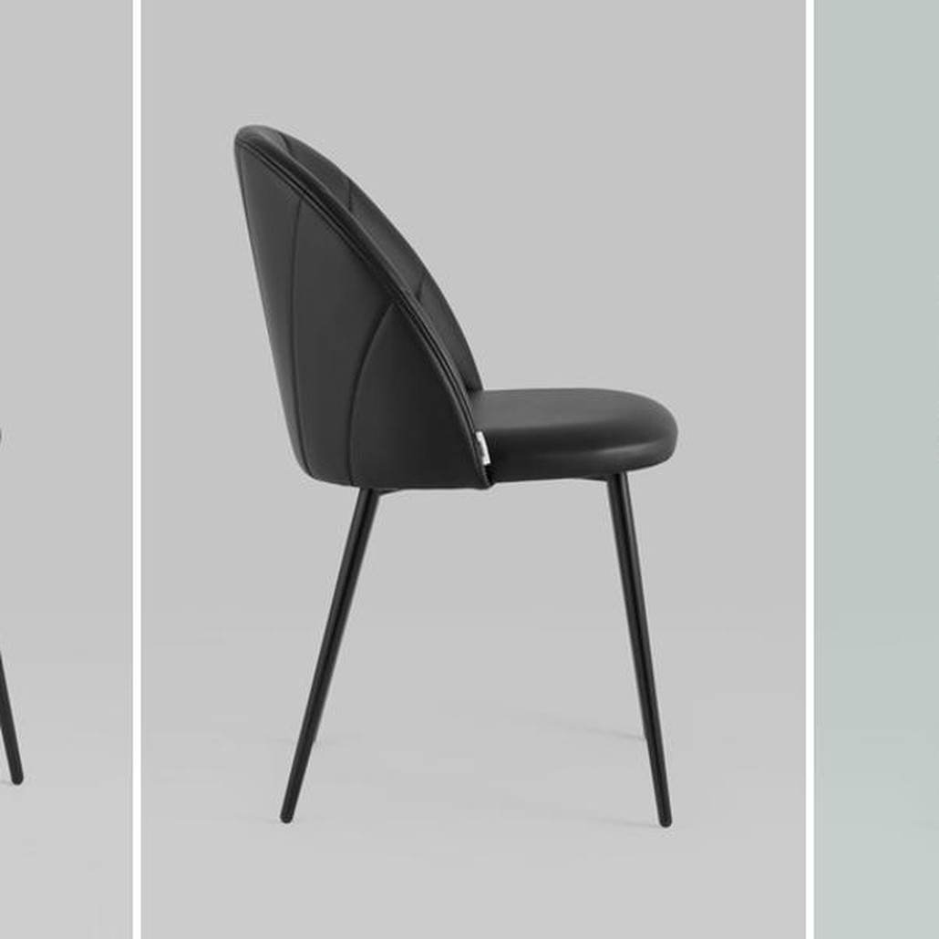 Стул Balsari S Chair Черная Экокожа