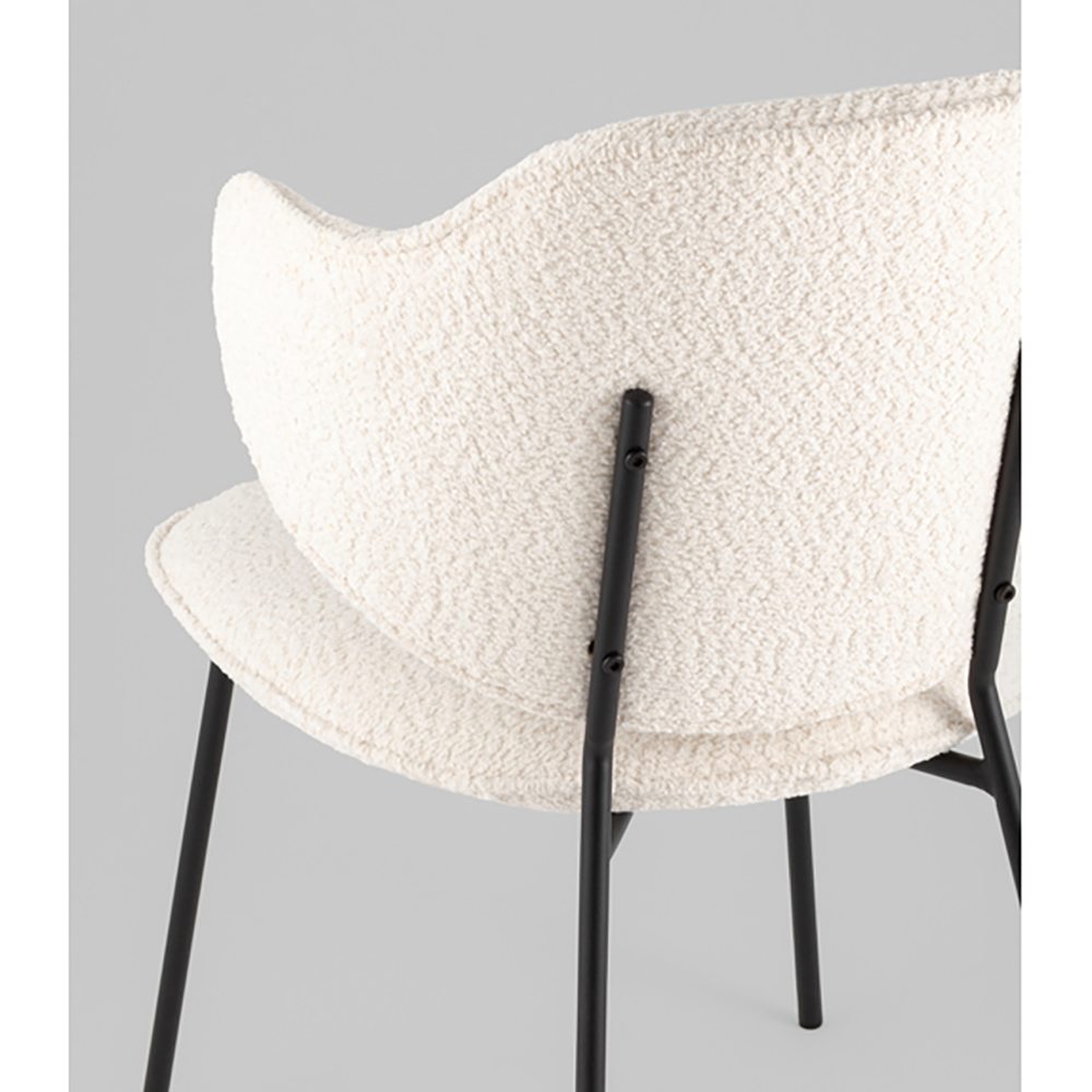 Стул Bellamy букле молочный