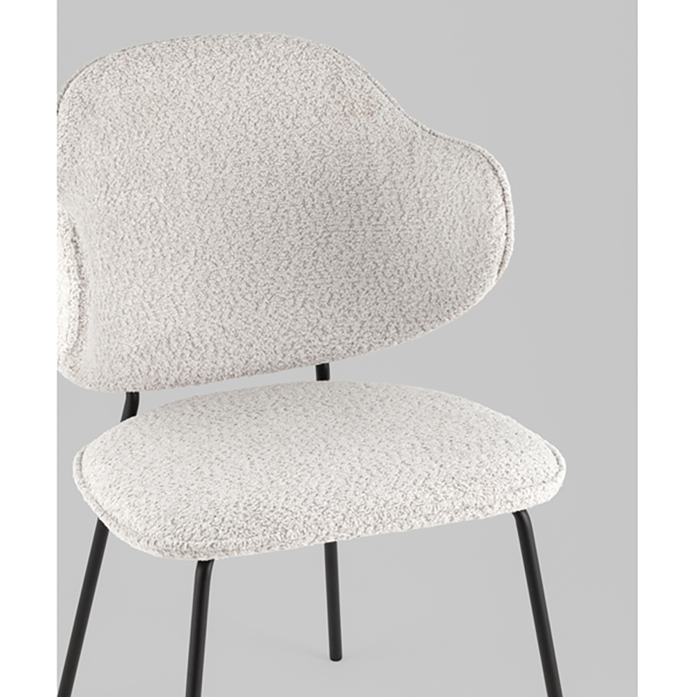 Стул Bellamy букле светло-серый