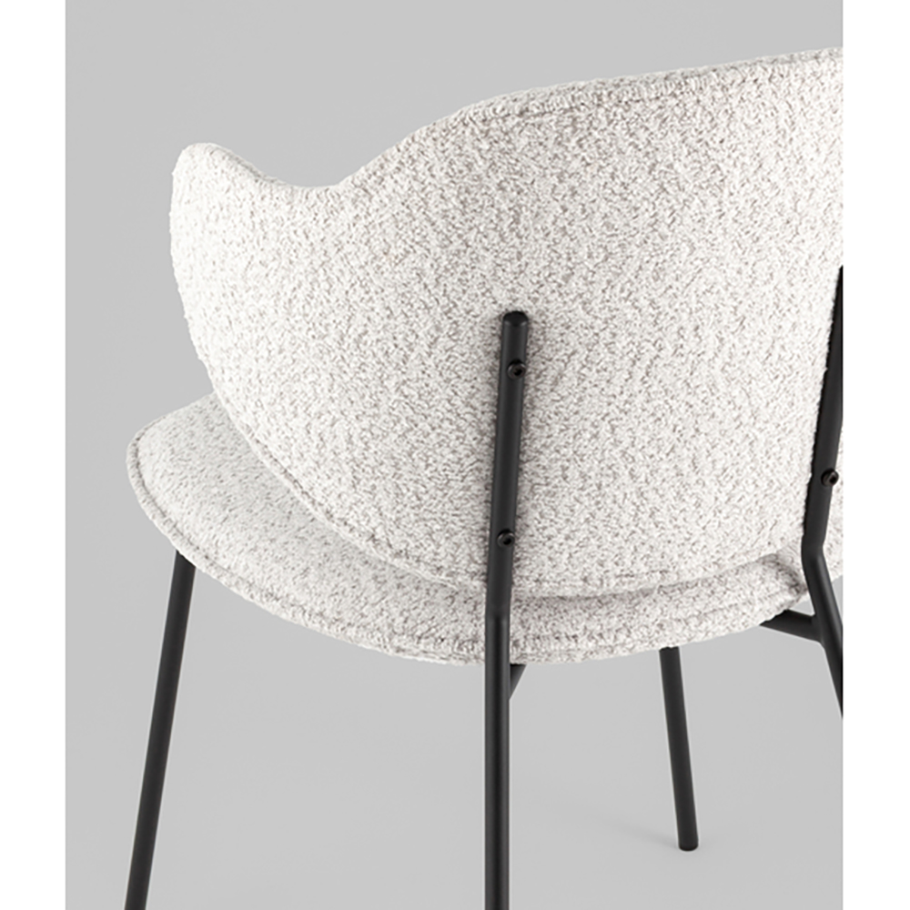 Стул Bellamy букле светло-серый