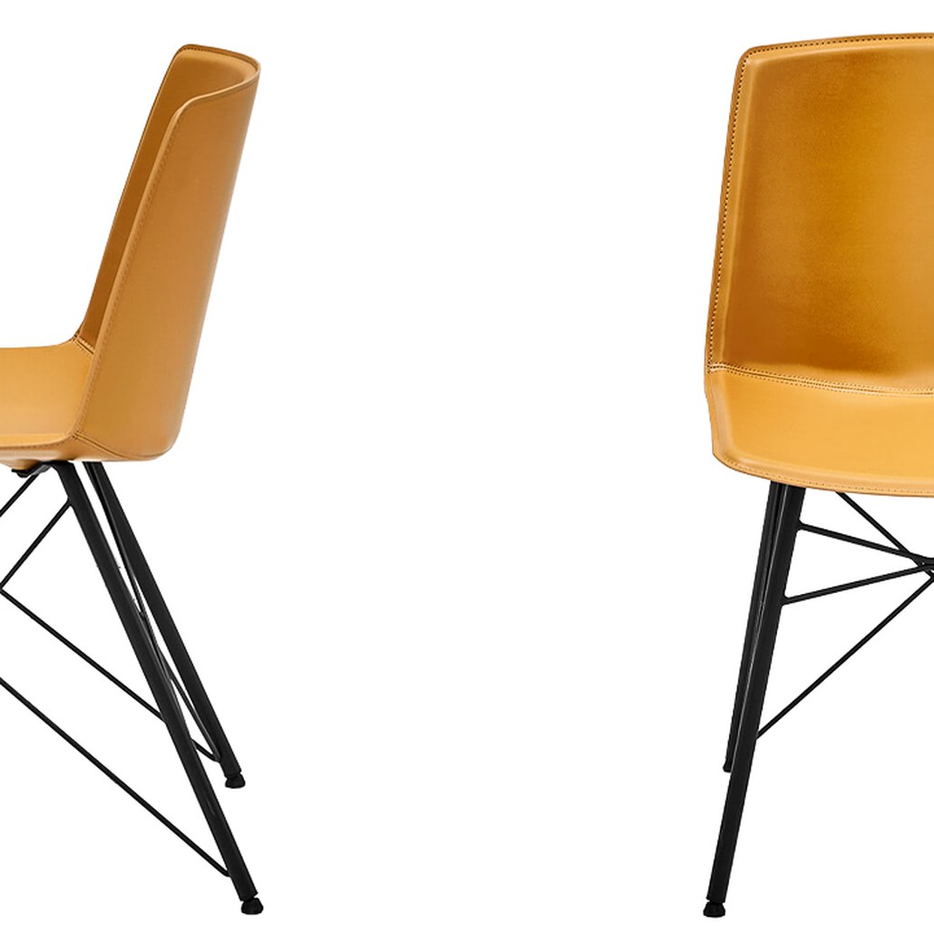 Стул Blaan Stool yellow