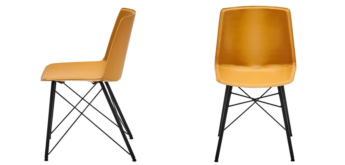 Стул Blaan Stool yellow