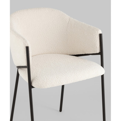 Стул Brace букле белый