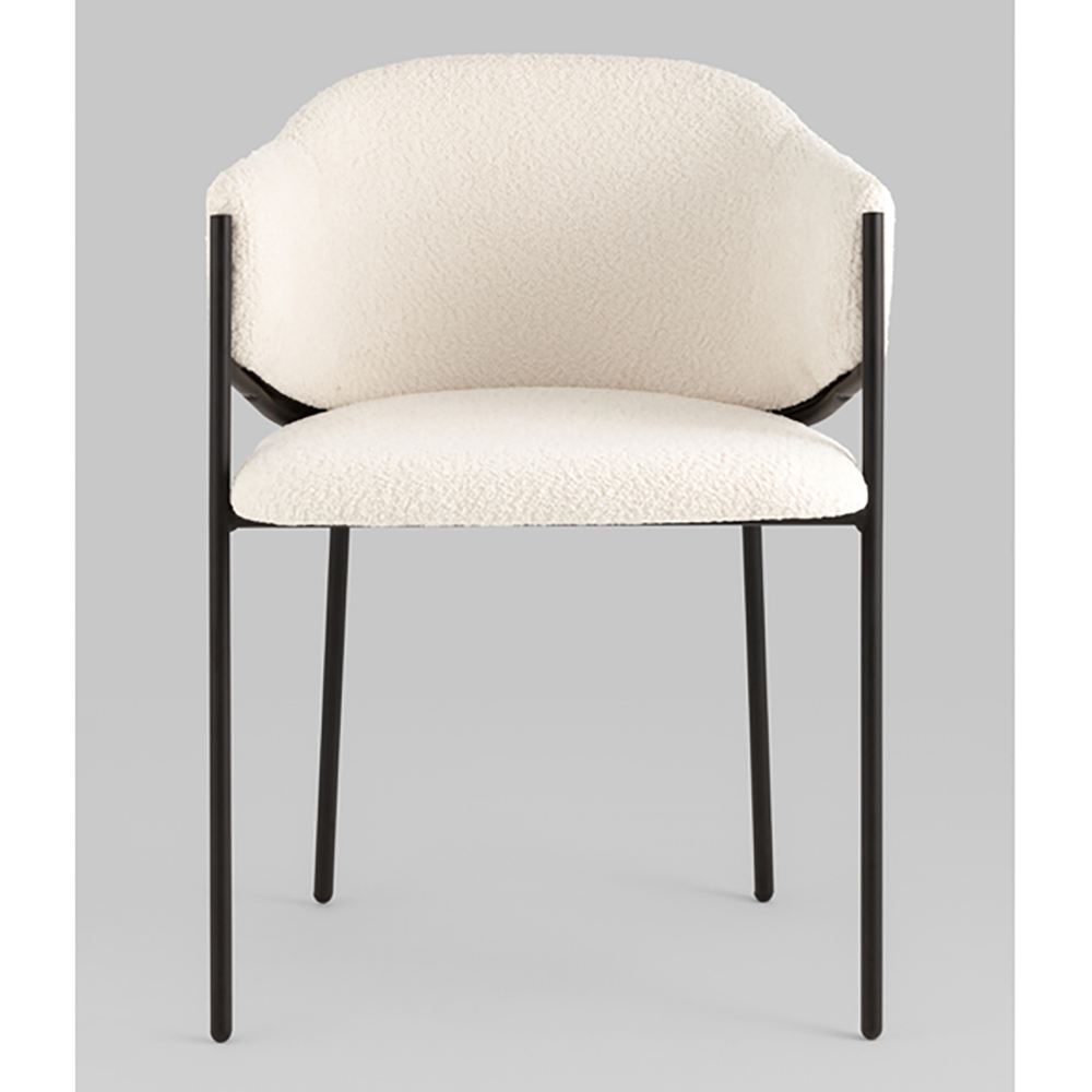 Стул Brace букле белый