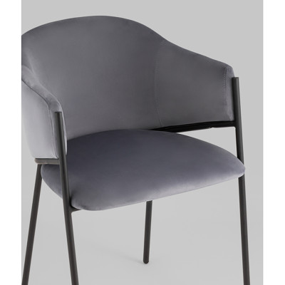 Стул Brace велюр молочный