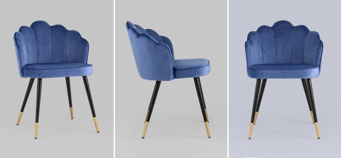 Стул Bristol Chair Королевский Синий Цвет