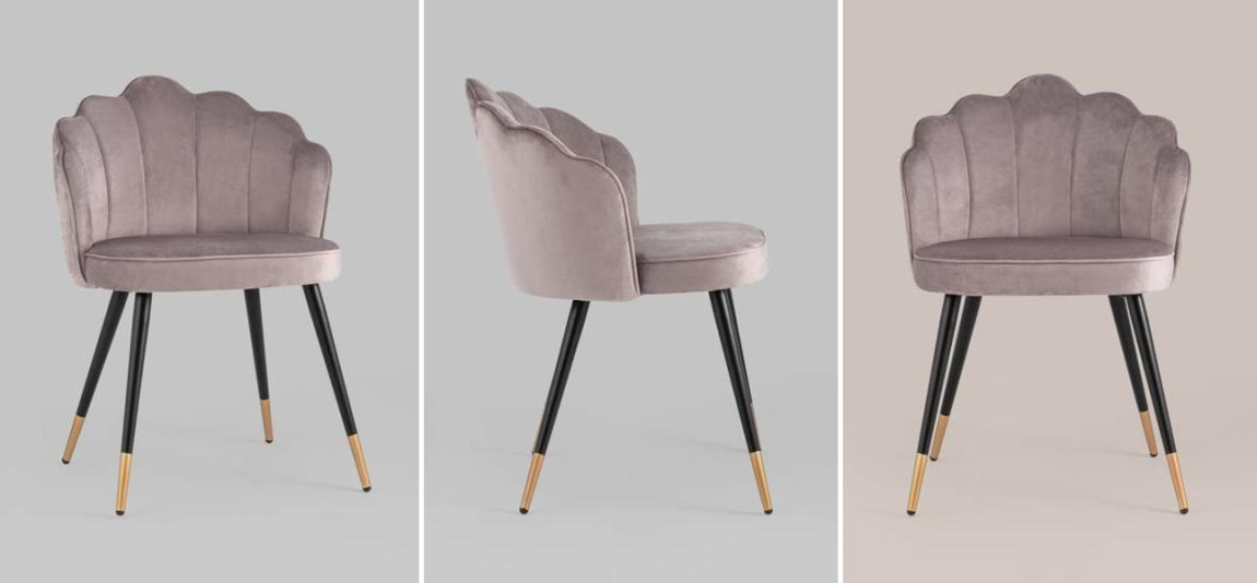 Стул Bristol Chair Пепельно-Розовый Цвет
