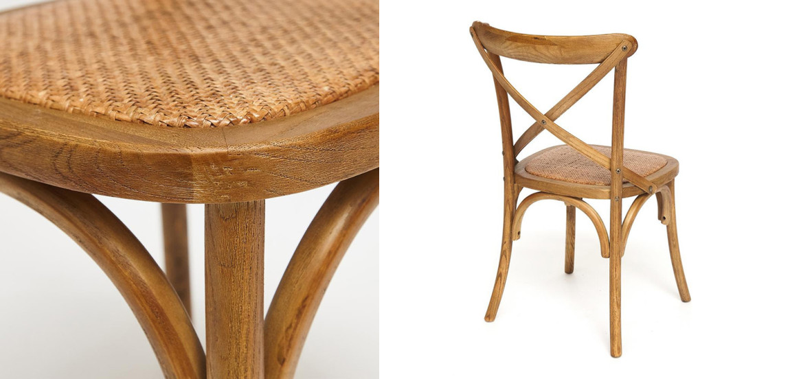 Стул Chaise Provence en Bois Marron коричневый