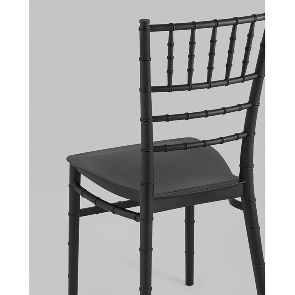 Стул Chiavari пластик черный