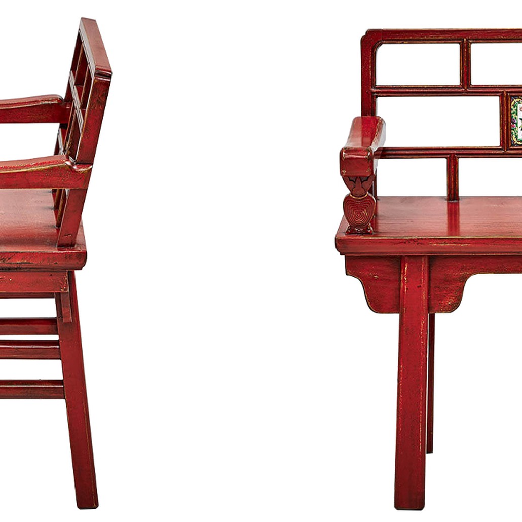 Стул Chinoiserie Red Stool