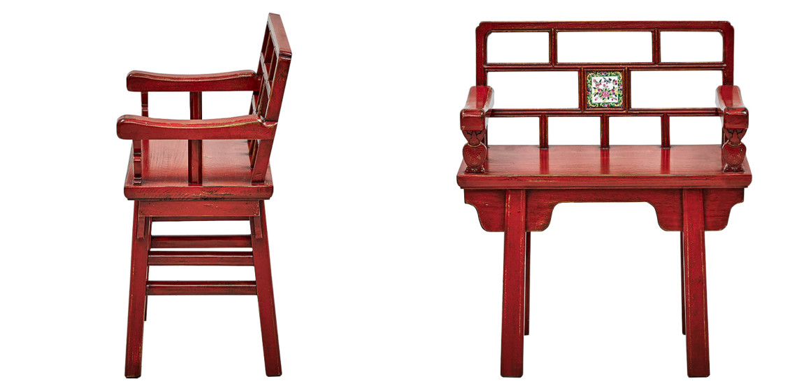Стул Chinoiserie Red Stool