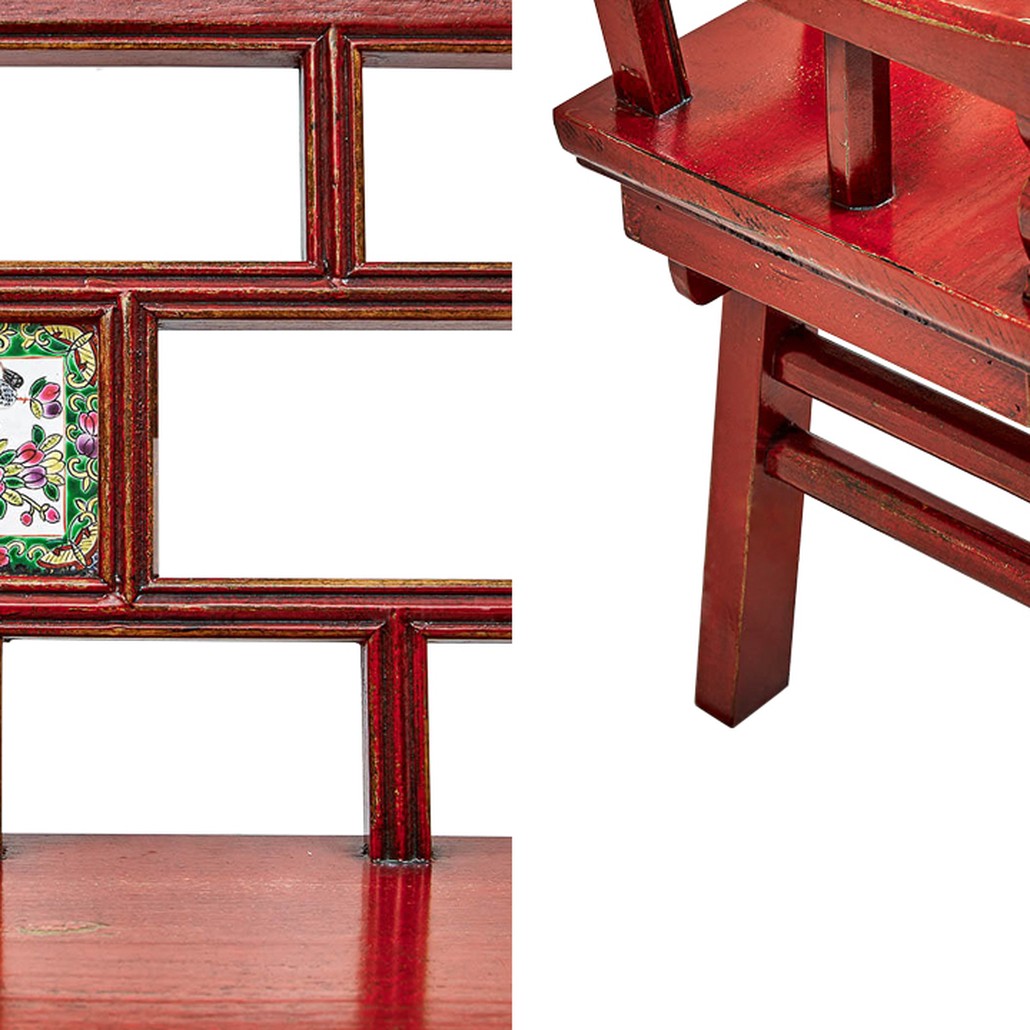 Стул Chinoiserie Red Stool