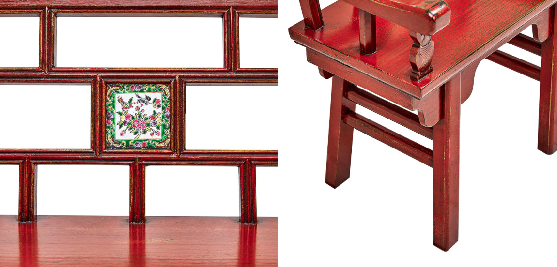 Стул Chinoiserie Red Stool
