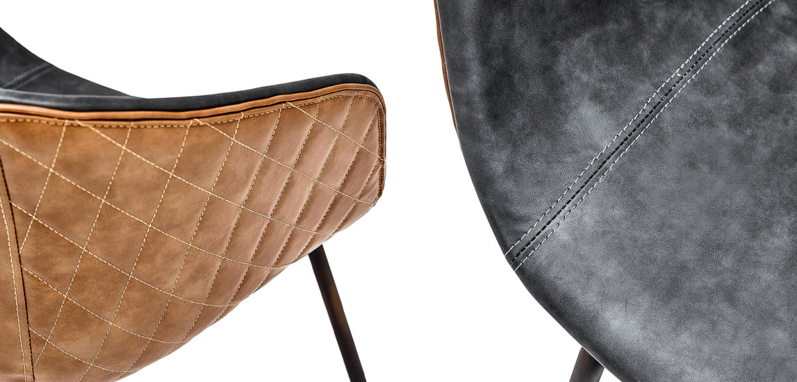 Стул Combi Caramel and Graphite Stool