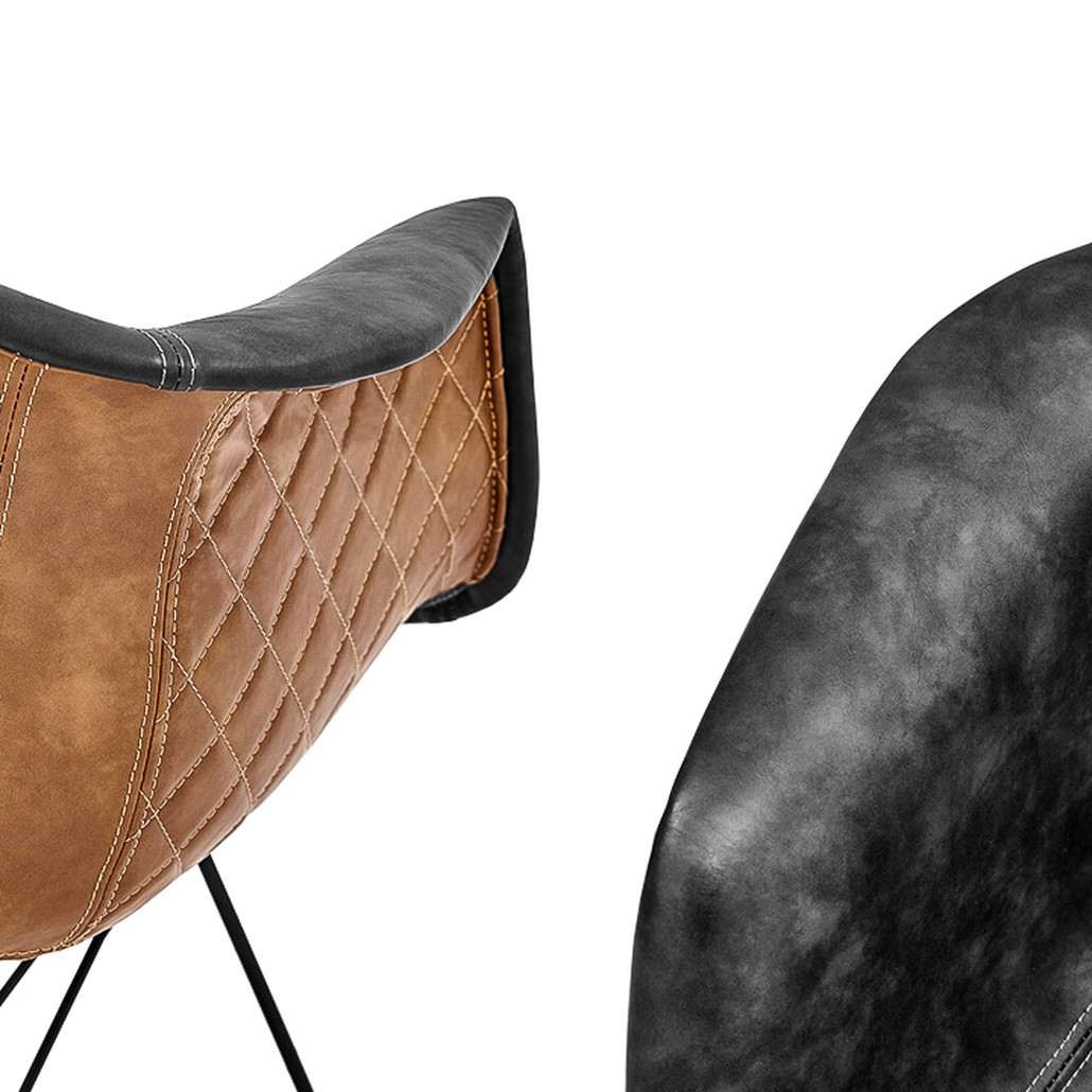Стул Combi Caramel and Graphite Stool II