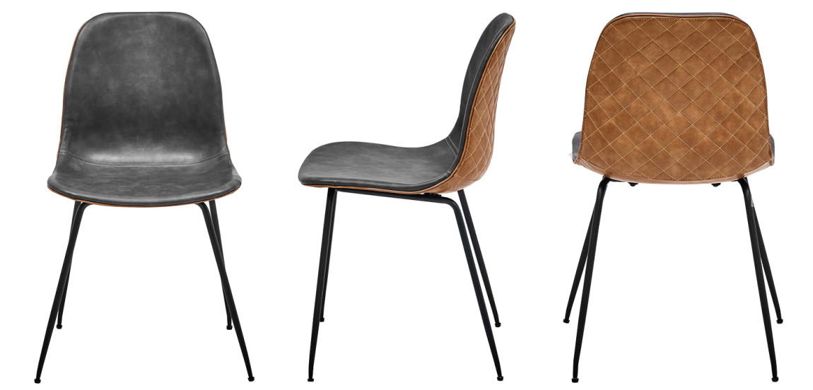 Стул Combi Caramel and Graphite Stool III