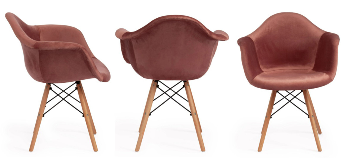 Стул DAW dusty rose