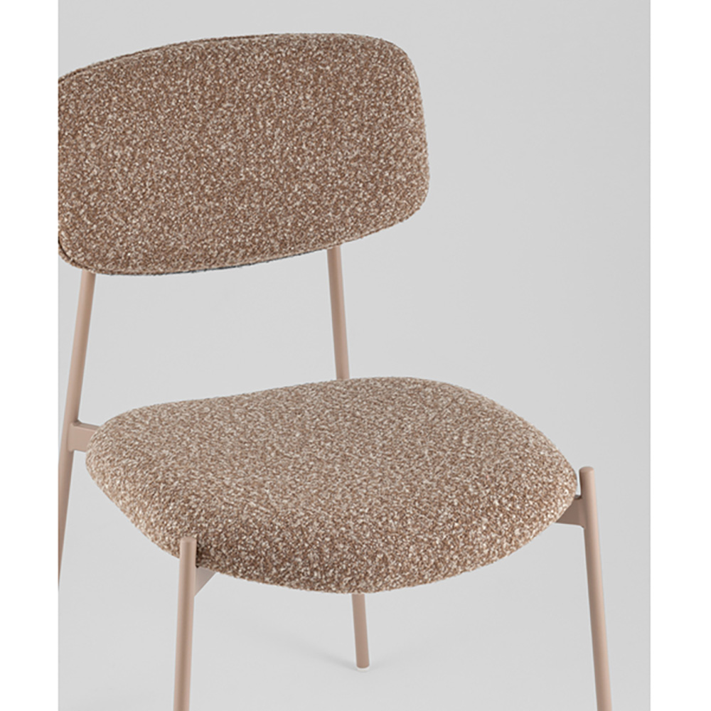 Стул Doe без подлокотников коричневый